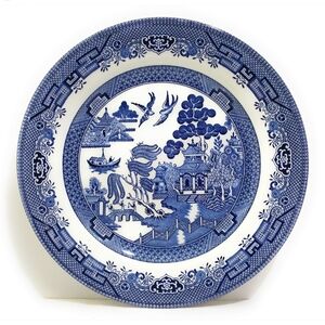 VINTAGE Churchill China " Blue Willow" 10.25" Dia